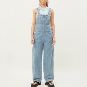 WEEKDAY Dusty Dungarees Denim Overalls 38